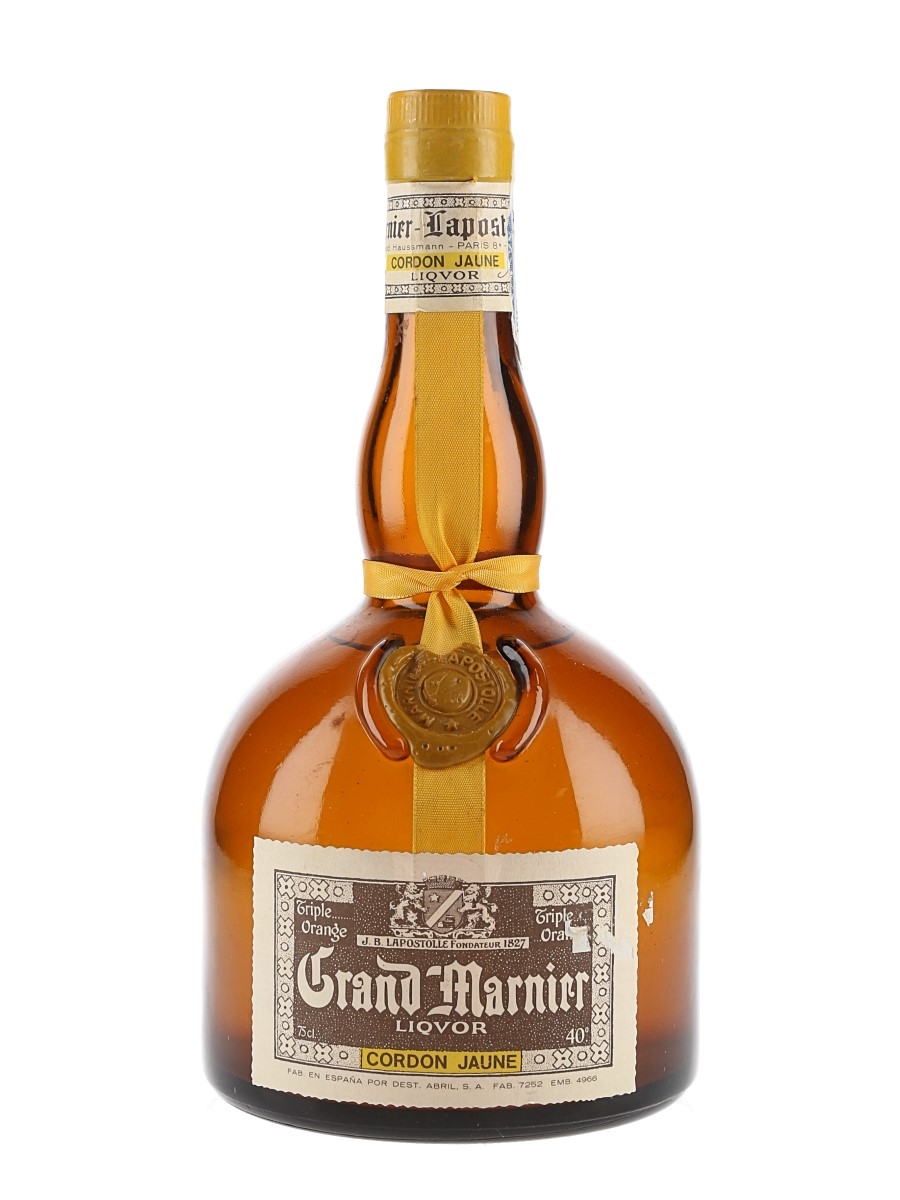 Grand Marnier Cordon Jaune Bottled 1970s-1980s 75cl / 40%