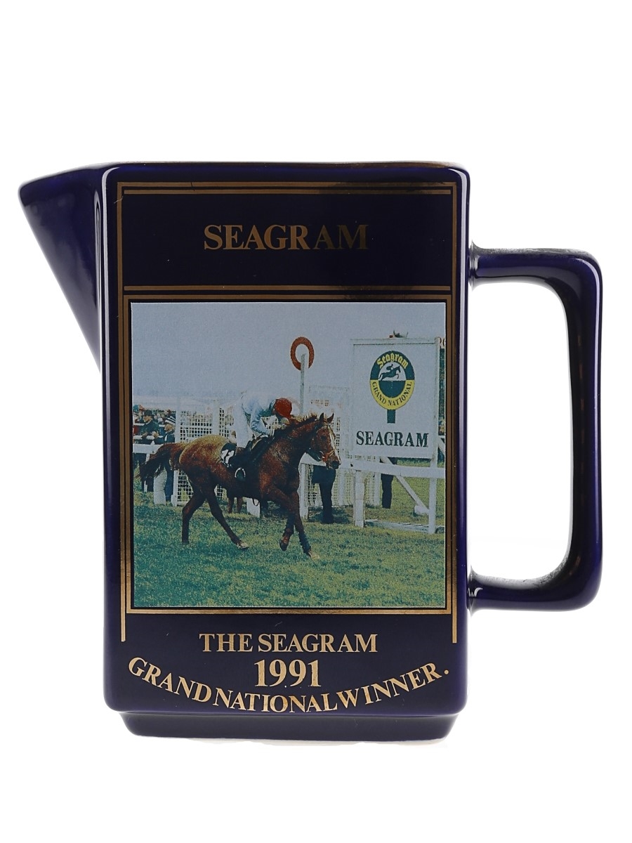 Seagram National Water Jug 1991 Seagram 15cm x 17cm x 8cm