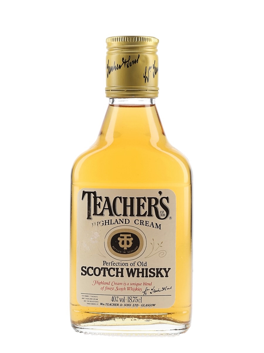 Teacher's Highland Cream Bottled 1980s-1990s 18.75cl / 40%