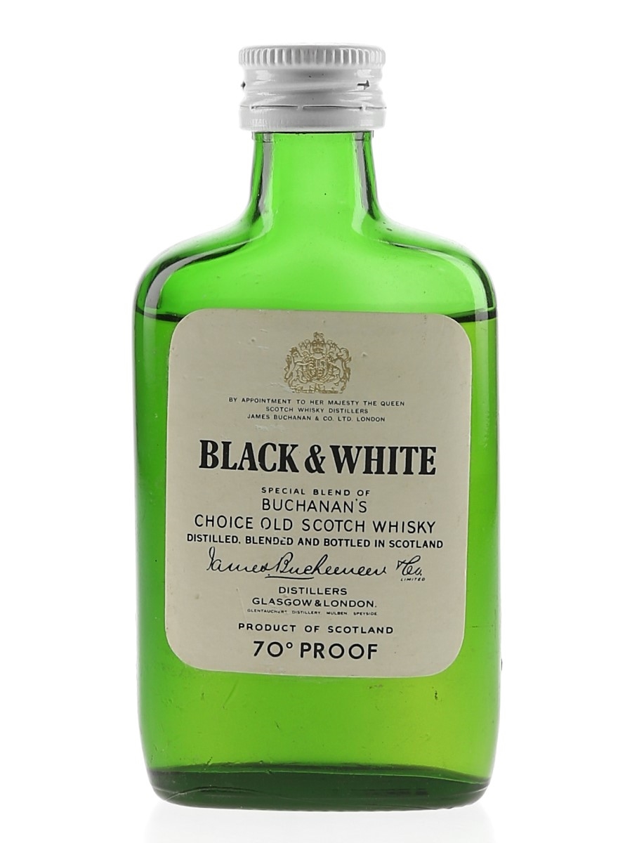 Black & White Bottled 1970s 5cl / 40%