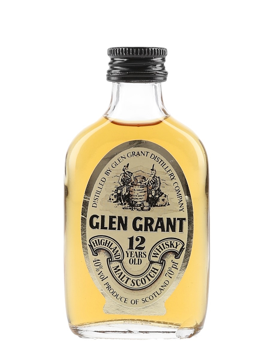Glen Grant 12 Year Old Bottled 1970s-1980s 5cl / 40%