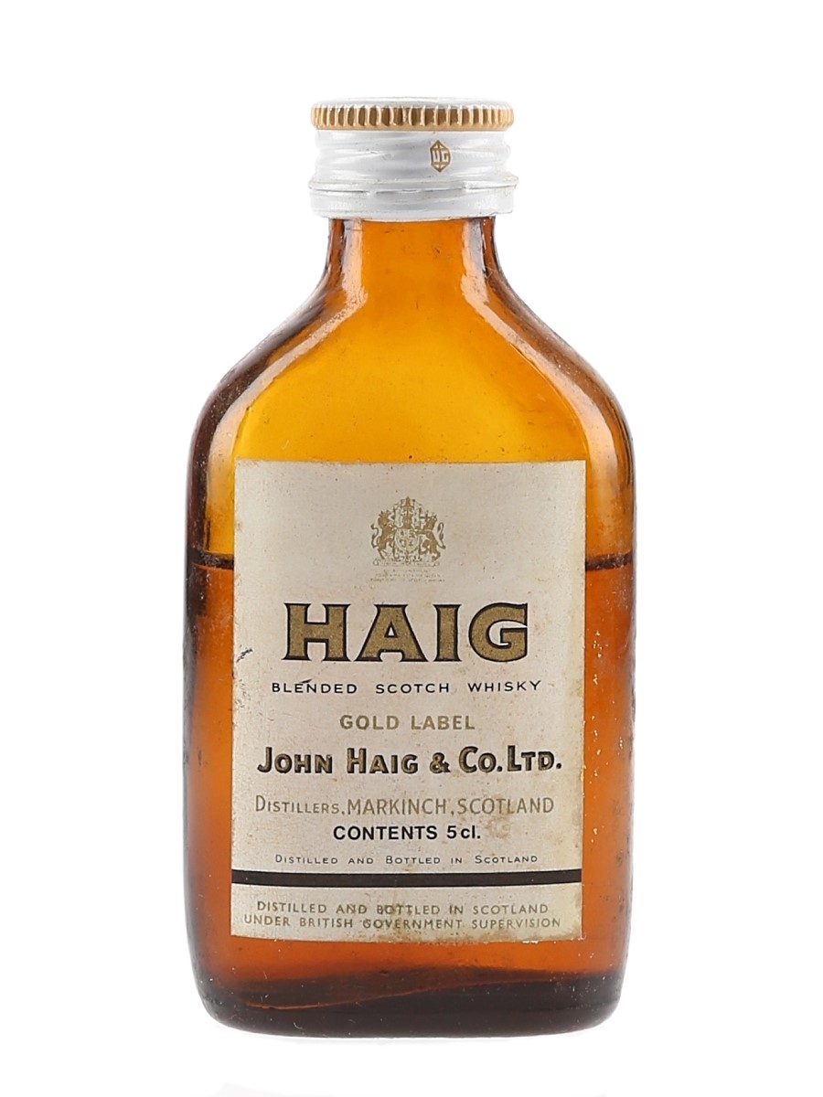Haig Gold Label Bottled 1970s 5cl / 40%