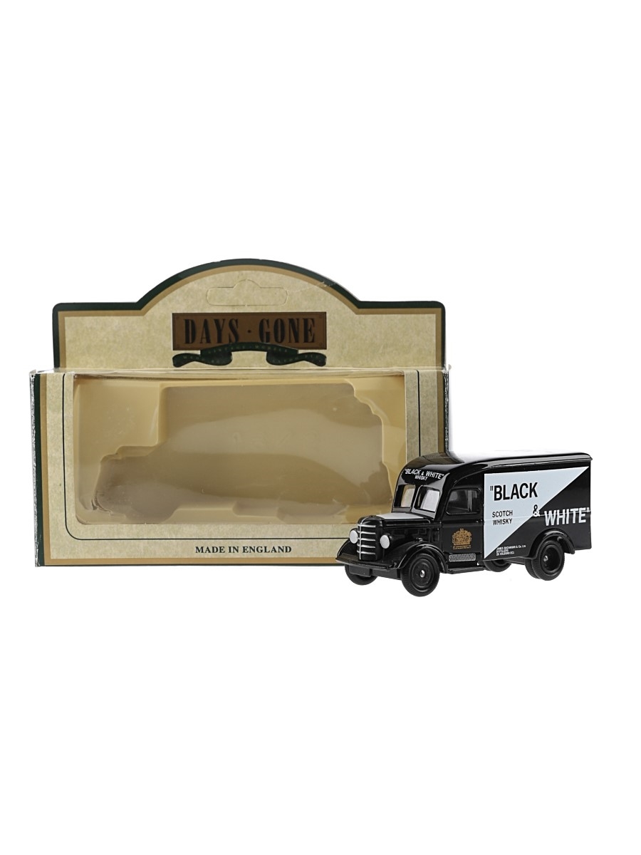 Black & White 1950 Bedford 30cwt Delivery Van Lledo Collectibles - The Bygone Days Of Road Transport 8.5cm x 4cm x 3cm