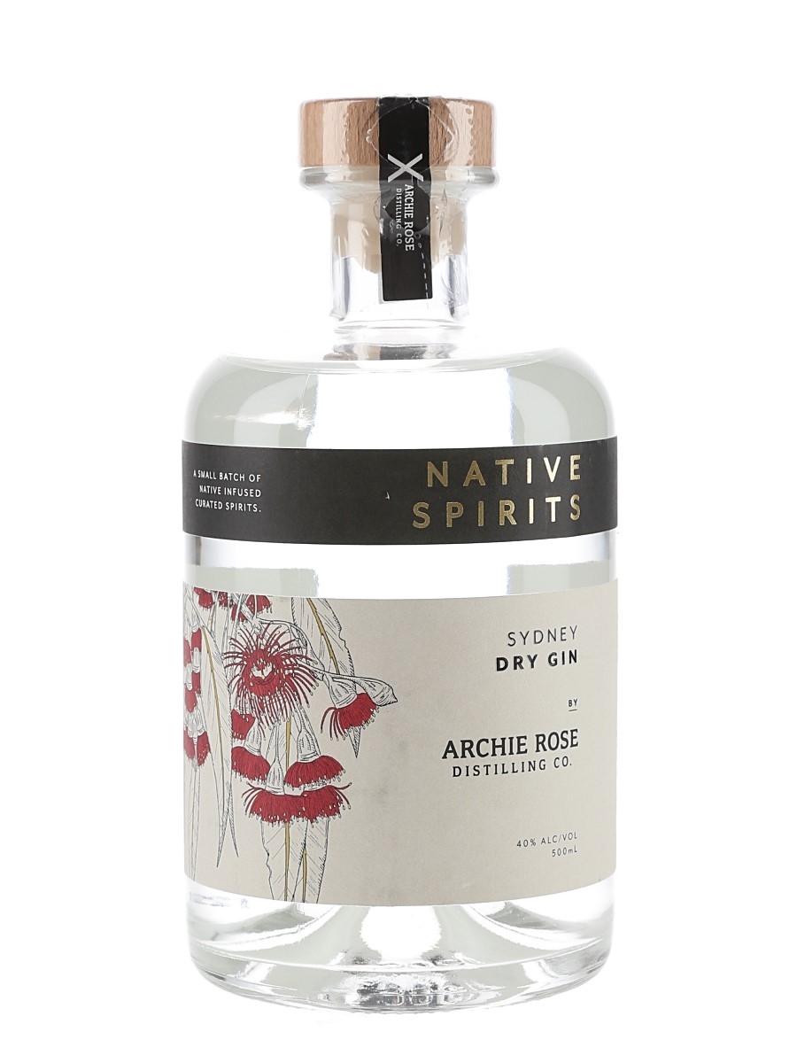 Native Spirits Sydney Dry Gin Archie Rose 50cl / 40%