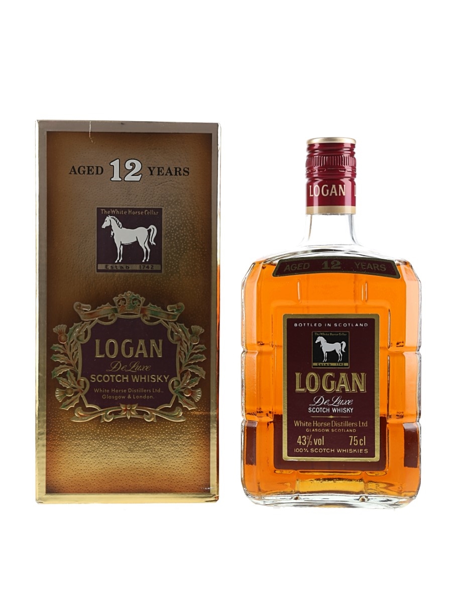 Logan De Luxe 12 Year Old Bottled 1980s - White Horse Distillers 75cl / 43%