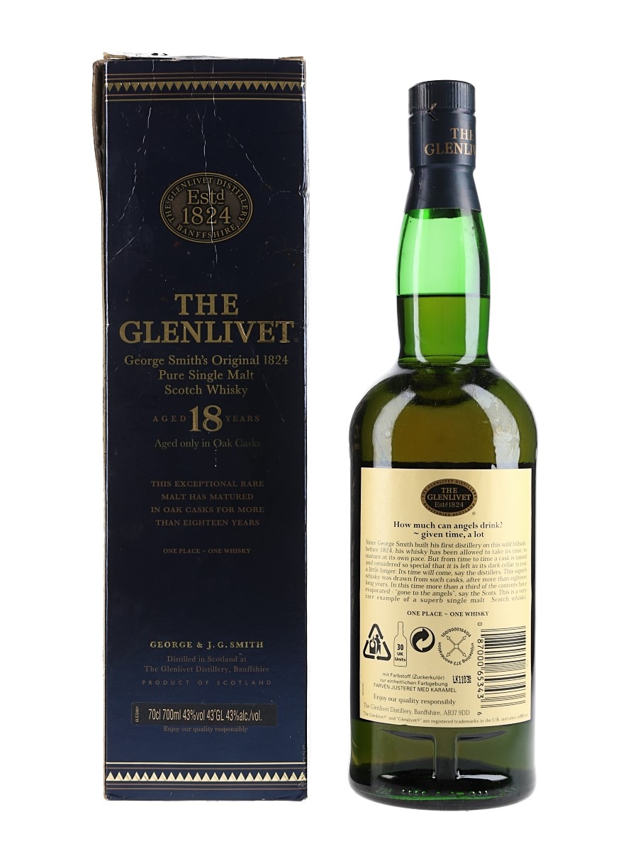 Glenlivet 18 Year Old - Lot 139480 - Buy/Sell Speyside Whisky Online