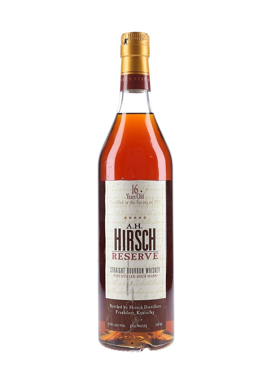 A H Hirsch Reserve 16 Year Old Distilled Spring 1974 75cl / 45.8%