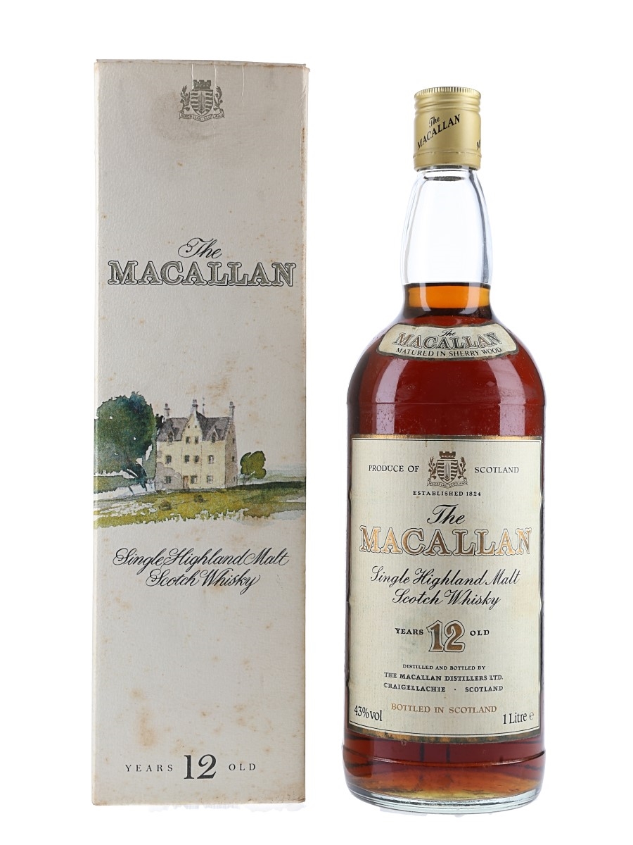 Macallan 12 Year Old Bottled 1980s 100cl / 43%