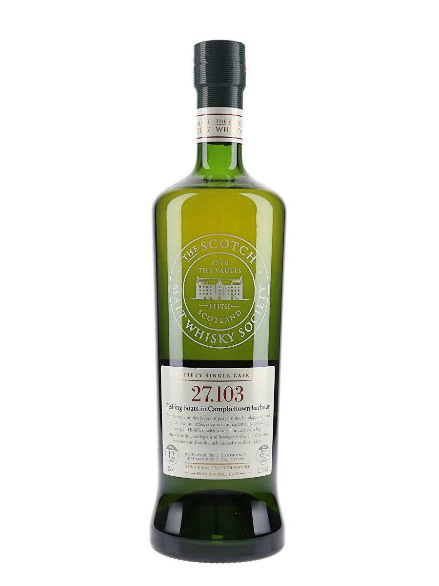 SMWS 27.103 Fishing Boats In Campbeltown Harbour Springbank 2000 12 Year Old 70cl / 52.5%