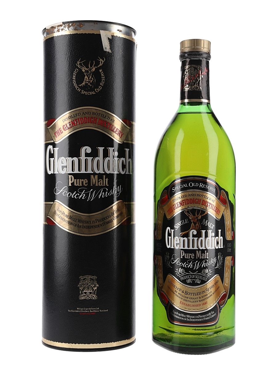 Glenfiddich Pure Malt Bottled 1980s 100cl / 43%