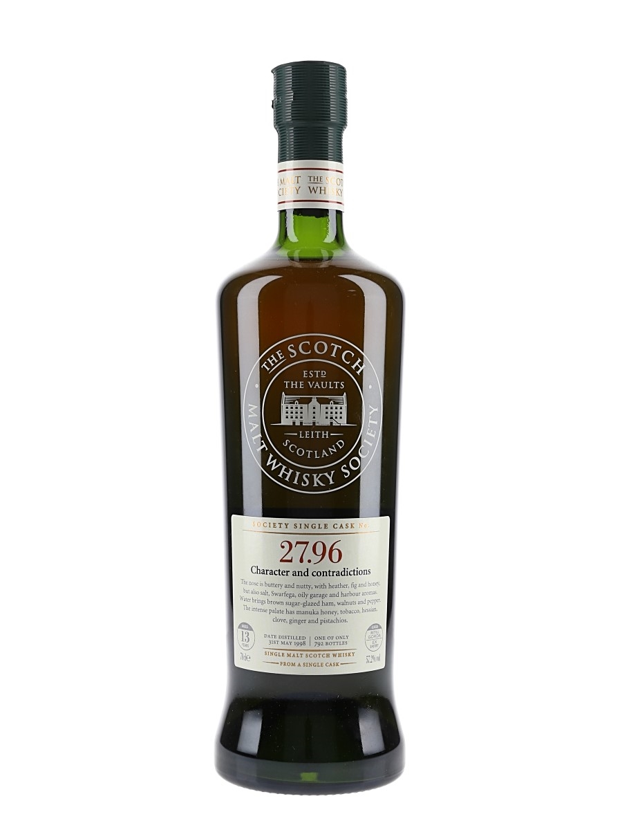 SMWS 27.96 Character And Contradictions Springbank 1998 13 Year Old 70cl / 57.2%