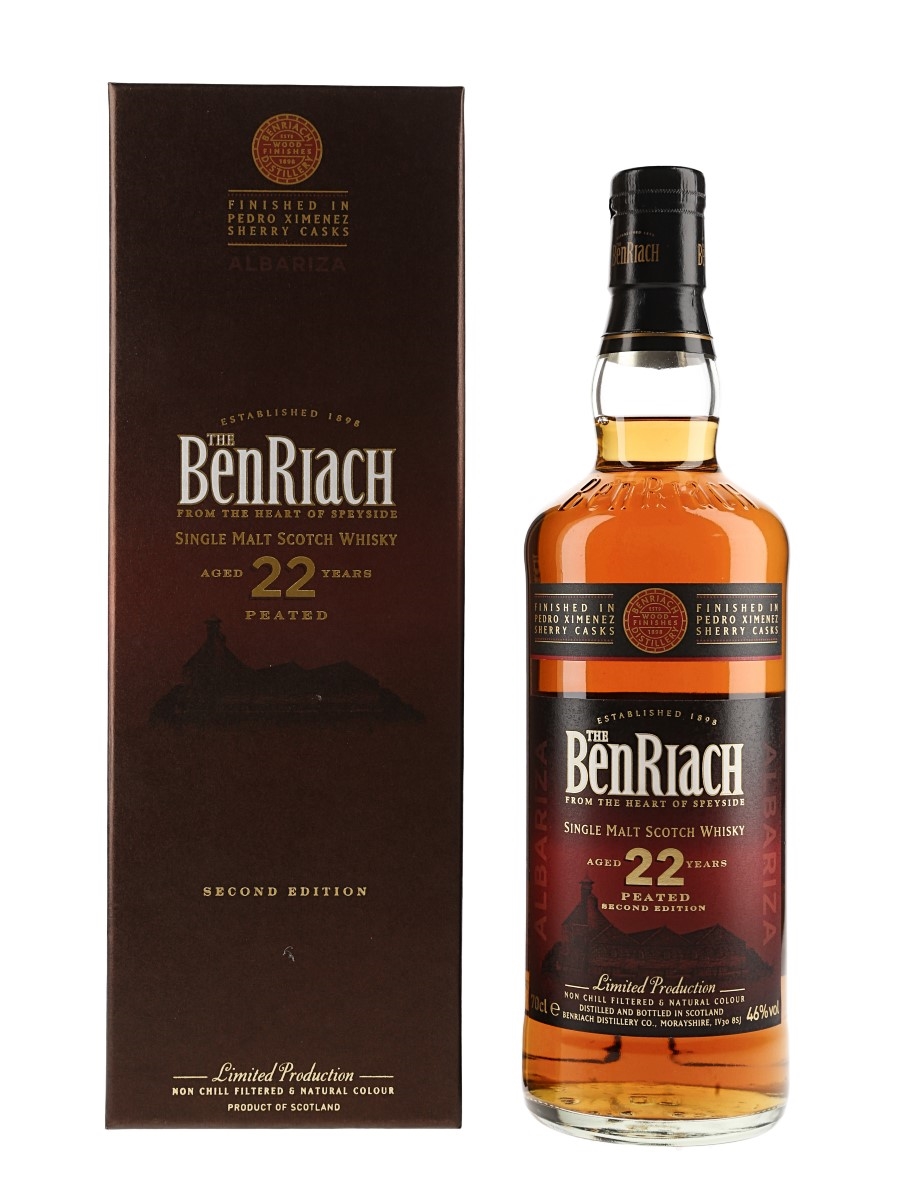 Benriach 22 Year Old Peated Albariza - Second Edition 70cl / 46%