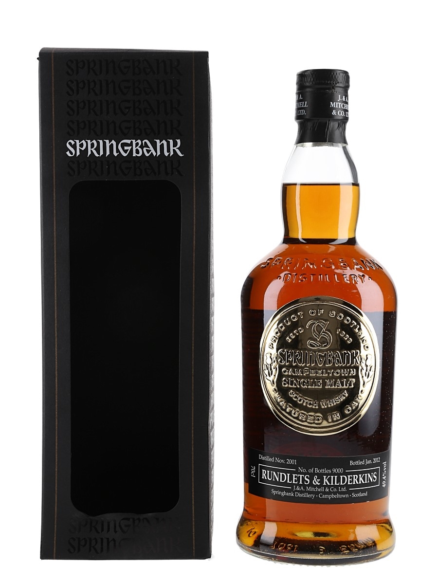 Springbank 2001 Bottled 2012 - Rundlets & Kilderkins 70cl / 49.4%