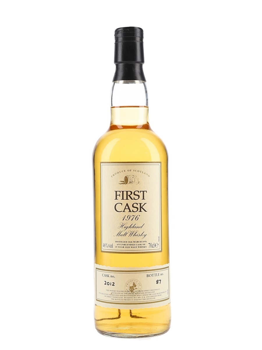 Highland Park 1976 25 Year Old Cask 2012 First Cask 70cl / 46%