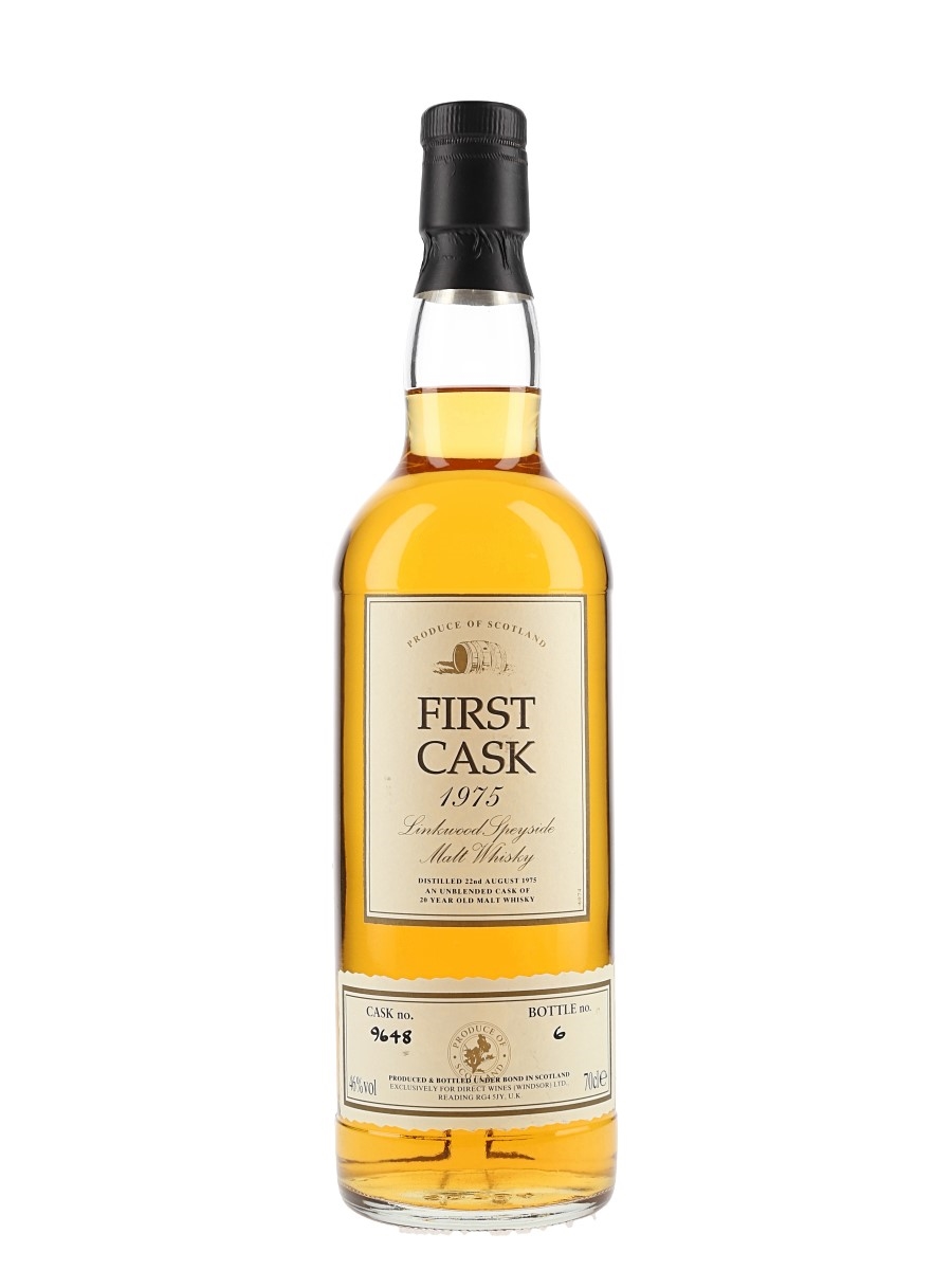 Linkwood 1975 20 Year Old Cask 9648 First Cask 70cl / 46%