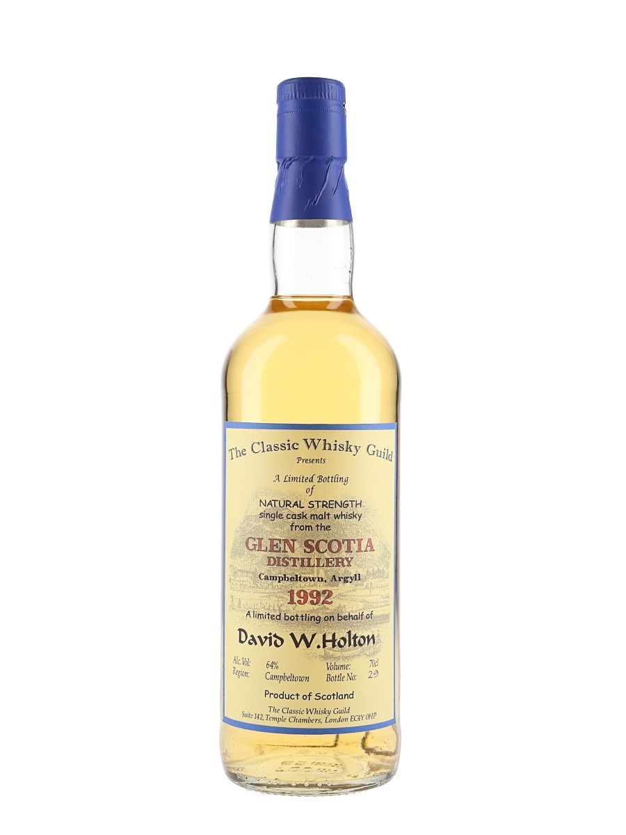Glen Scotia 1992 The Classic Whisky Guild 70cl / 64%