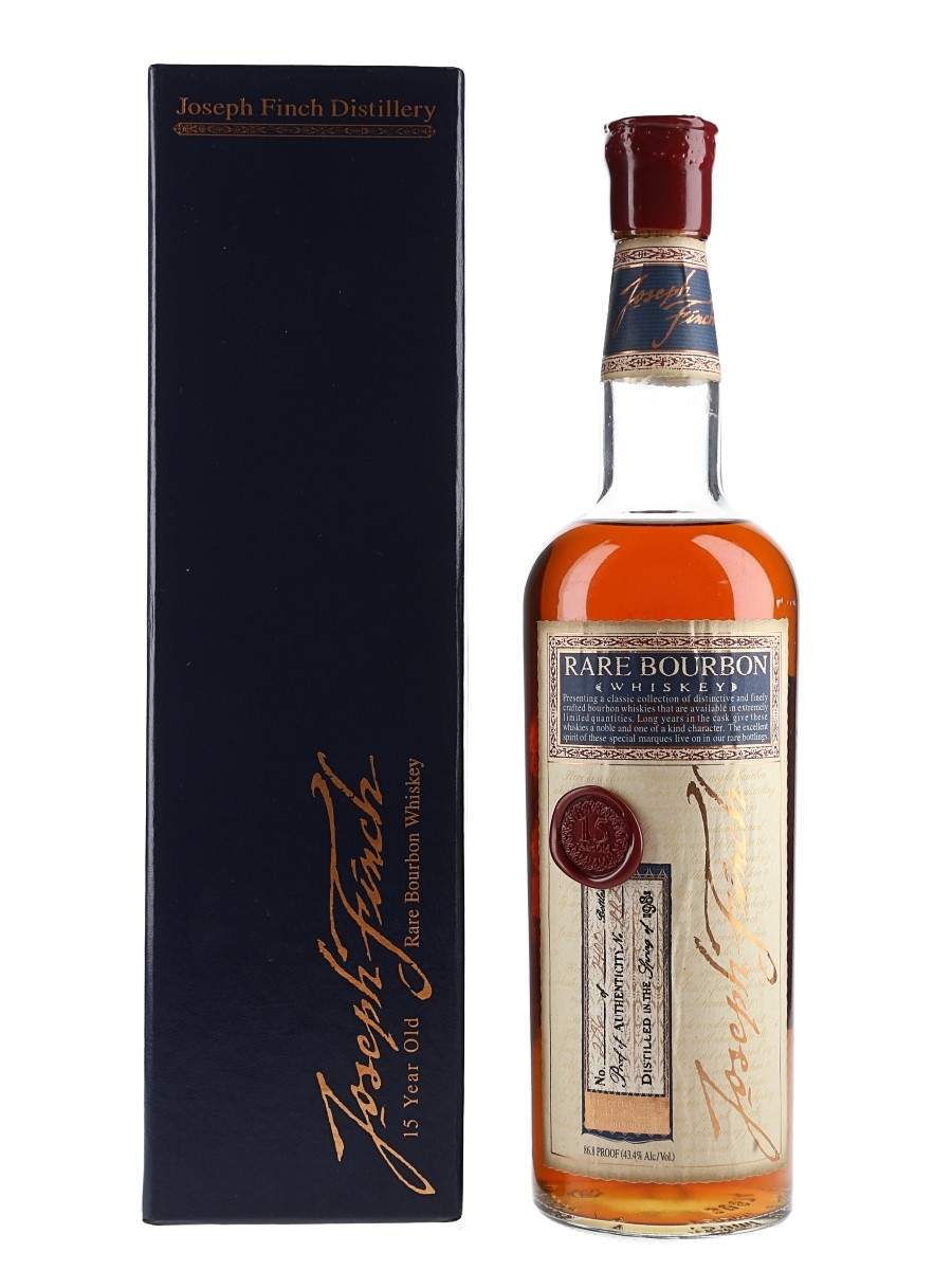 Joseph Finch 1981 15 Year Old Bottled 1990s - Rare Bourbon Collection 75cl / 43.4%