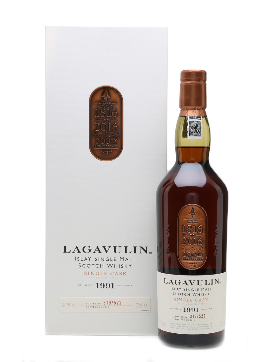 Lagavulin 1991 Single Cask 200th Anniversary Charity Bottling 70cl / 52.7%