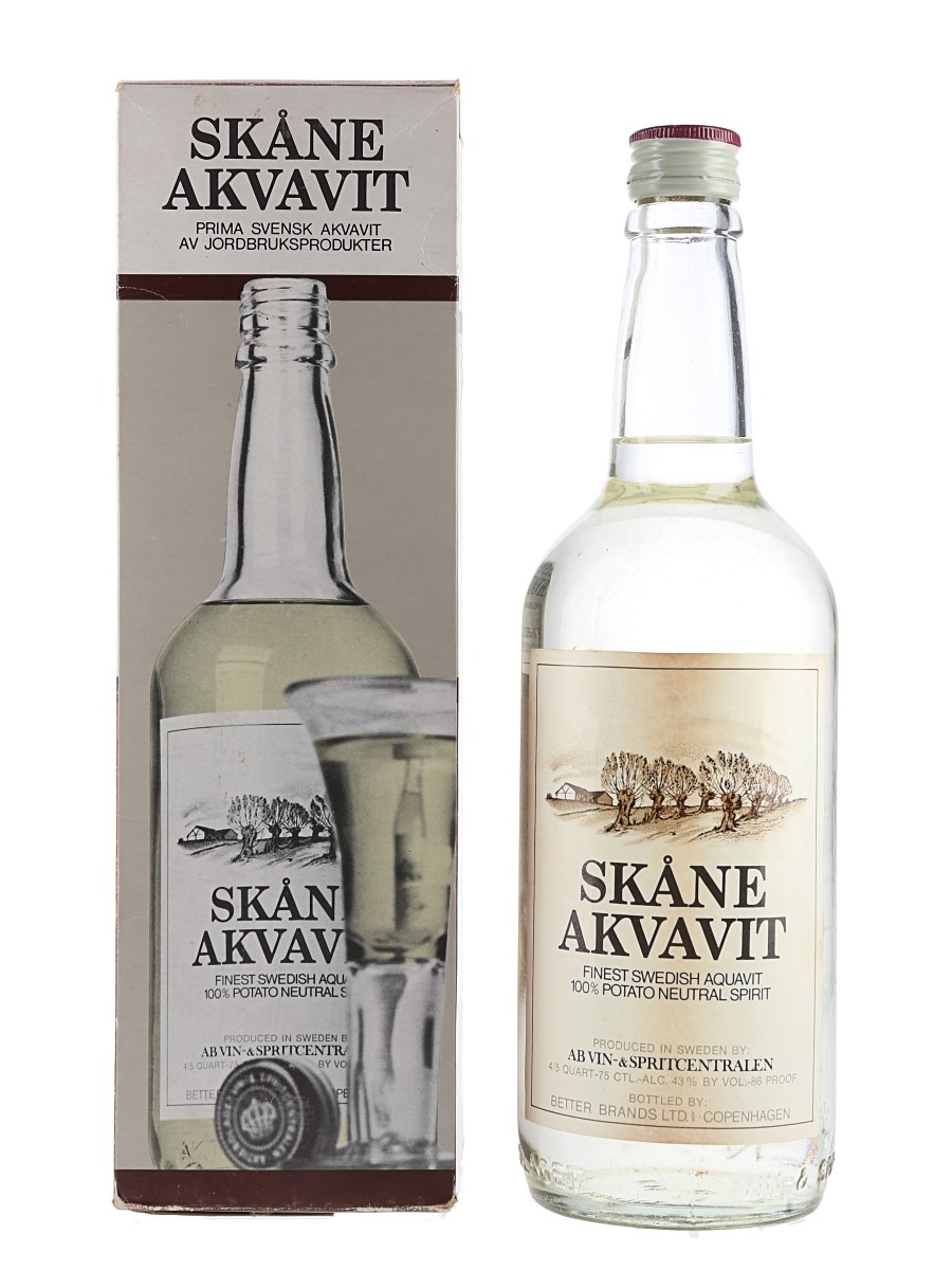 Skane Akvavit Bottled 1970s-1980s 75cl / 43%