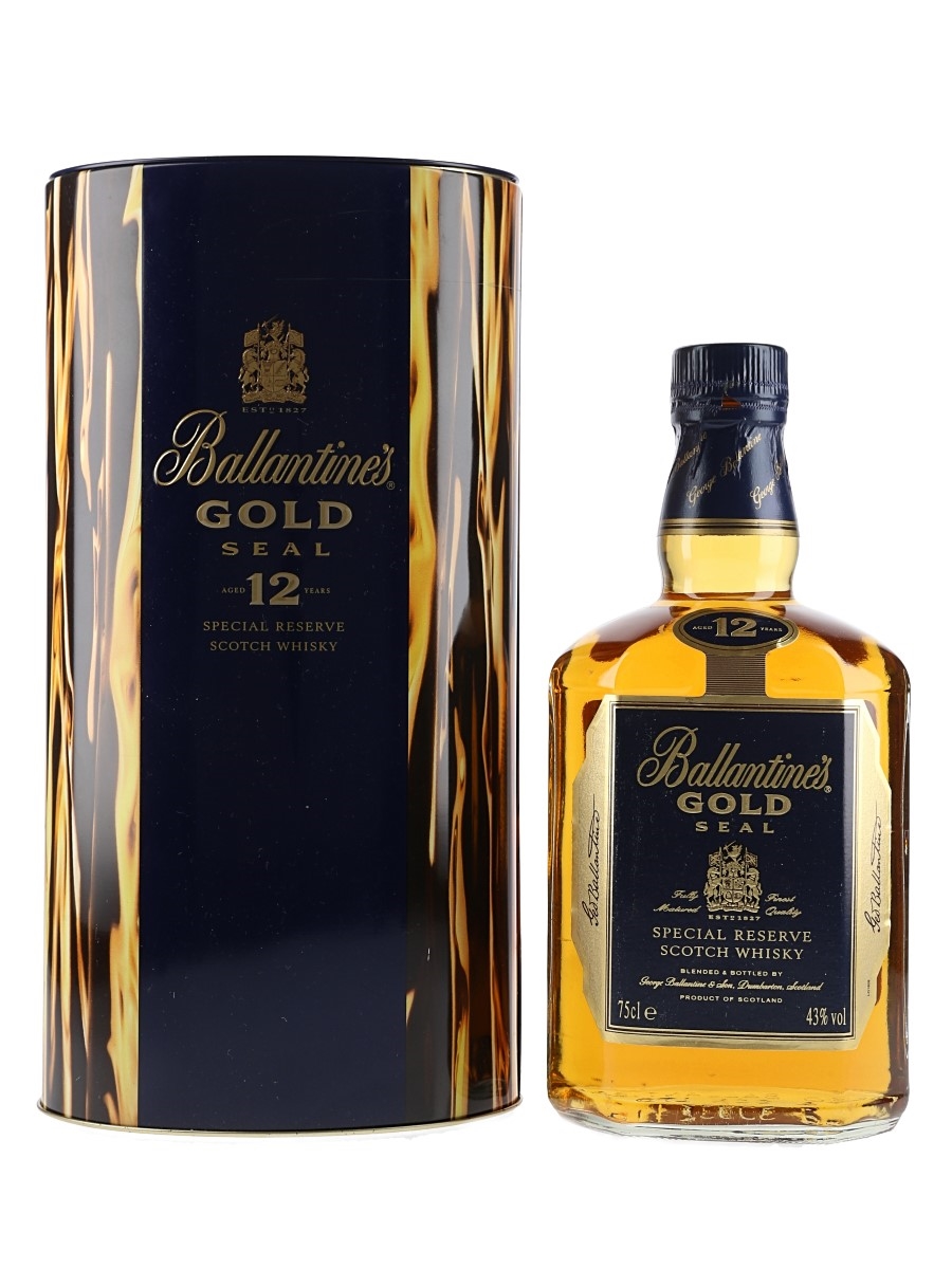 Ballantine's Gold Seal 12 Year Old Bottled 1990s 75cl / 40%