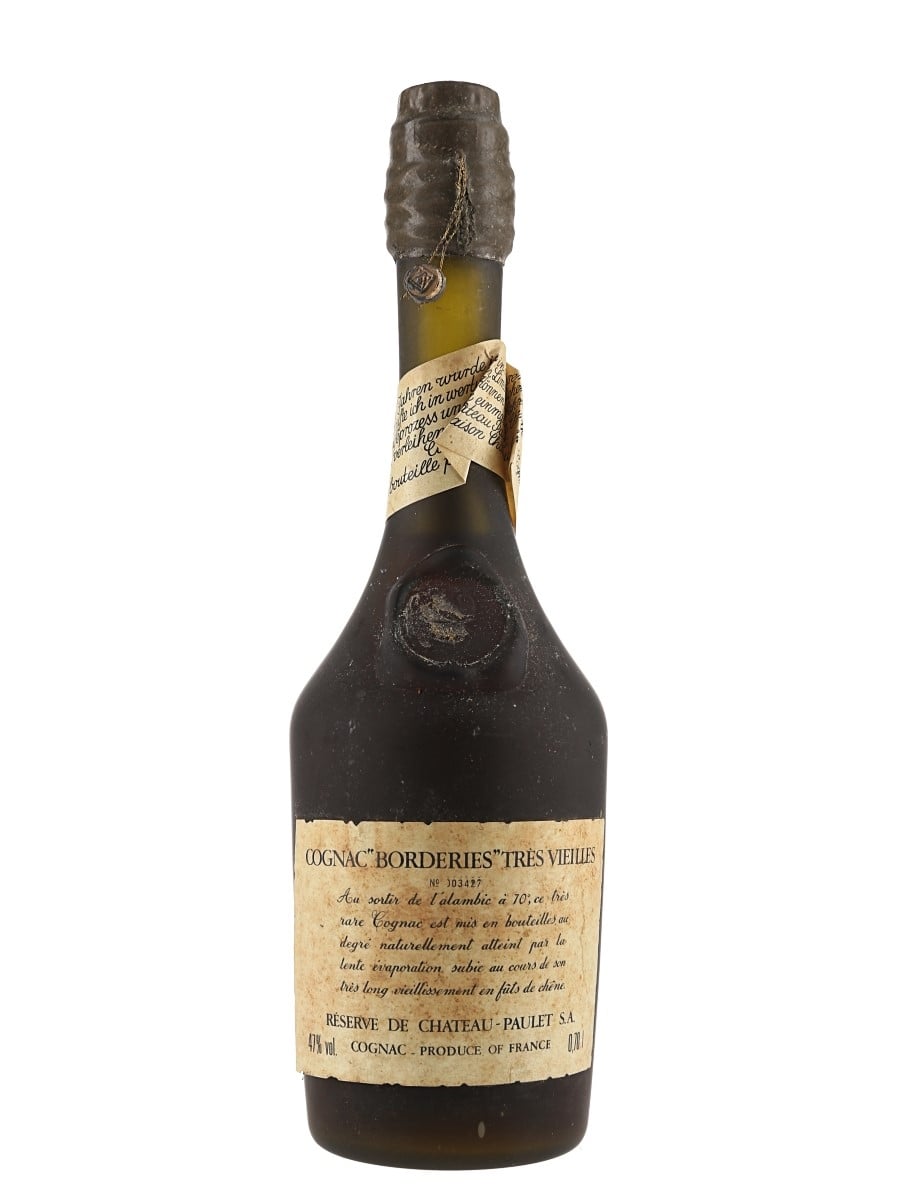 Paulet Chateau Borderies Tres Vieilles - Cognac Cognac, Bonhams du