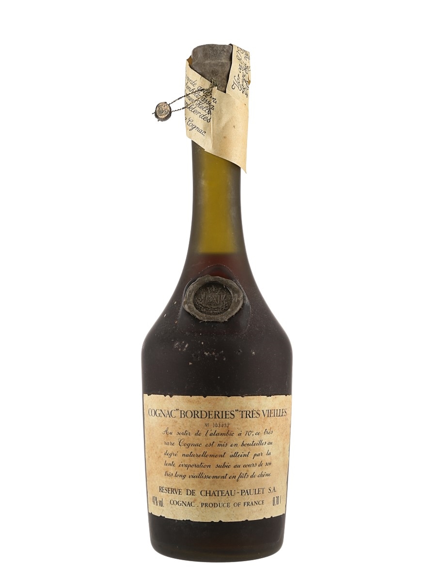 Chateau Paulet Borderies Tres Vielles Cognac - Lot 140225 - Buy
