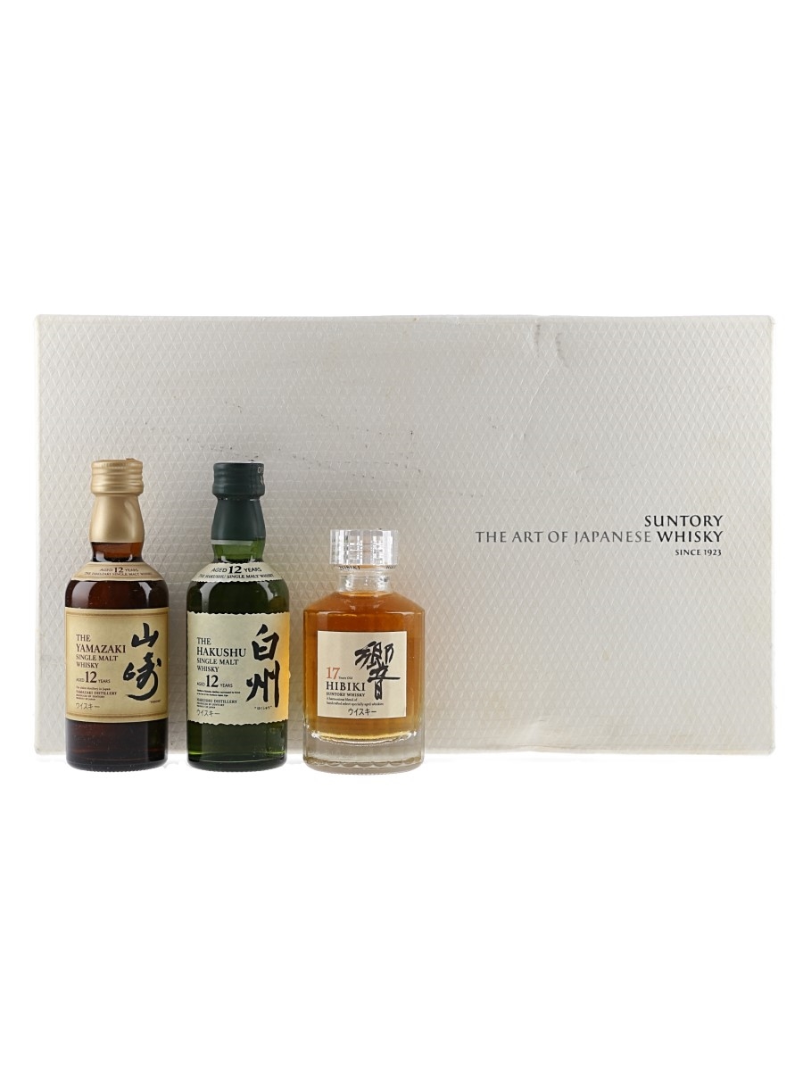 Suntory 'The Art of Japanese Whisky' Gift Set  3 x 5cl