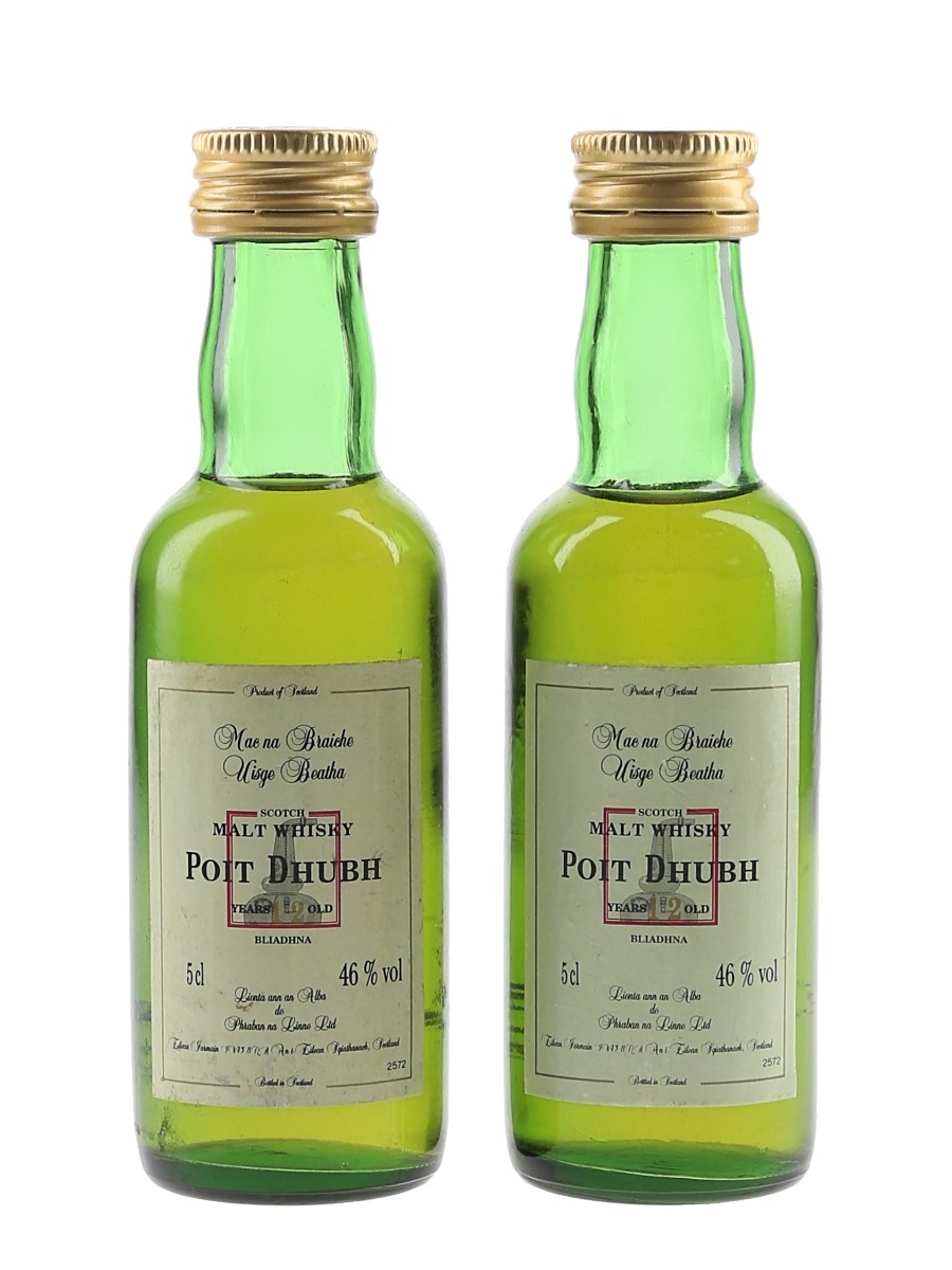 Poit Dhubh 12 Year Old  2 x 5cl / 46%