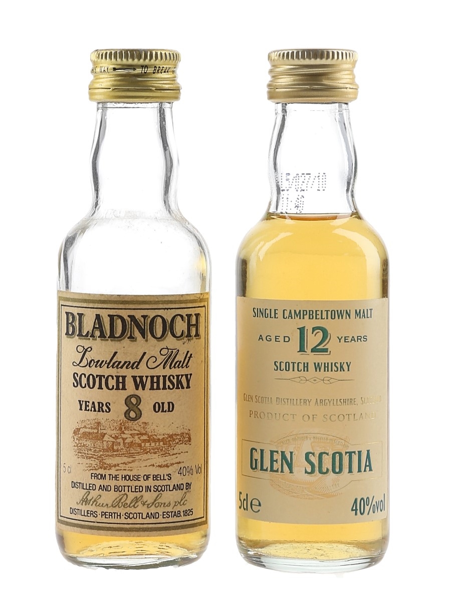 Bladnoch 8 Year Old & Glen Scotia 12 Year Old  2 x 5cl / 40%