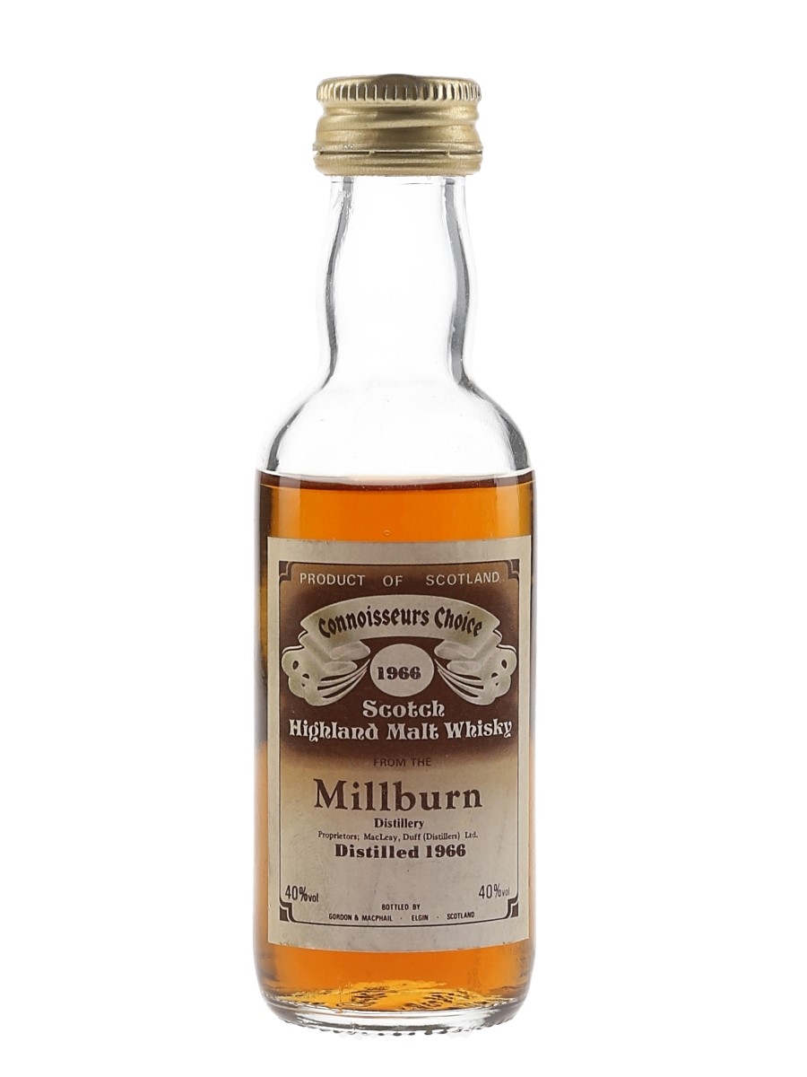 Millburn 1966 Connoisseurs Choice Bottled 1980s - Gordon & MacPhail 5cl / 40%