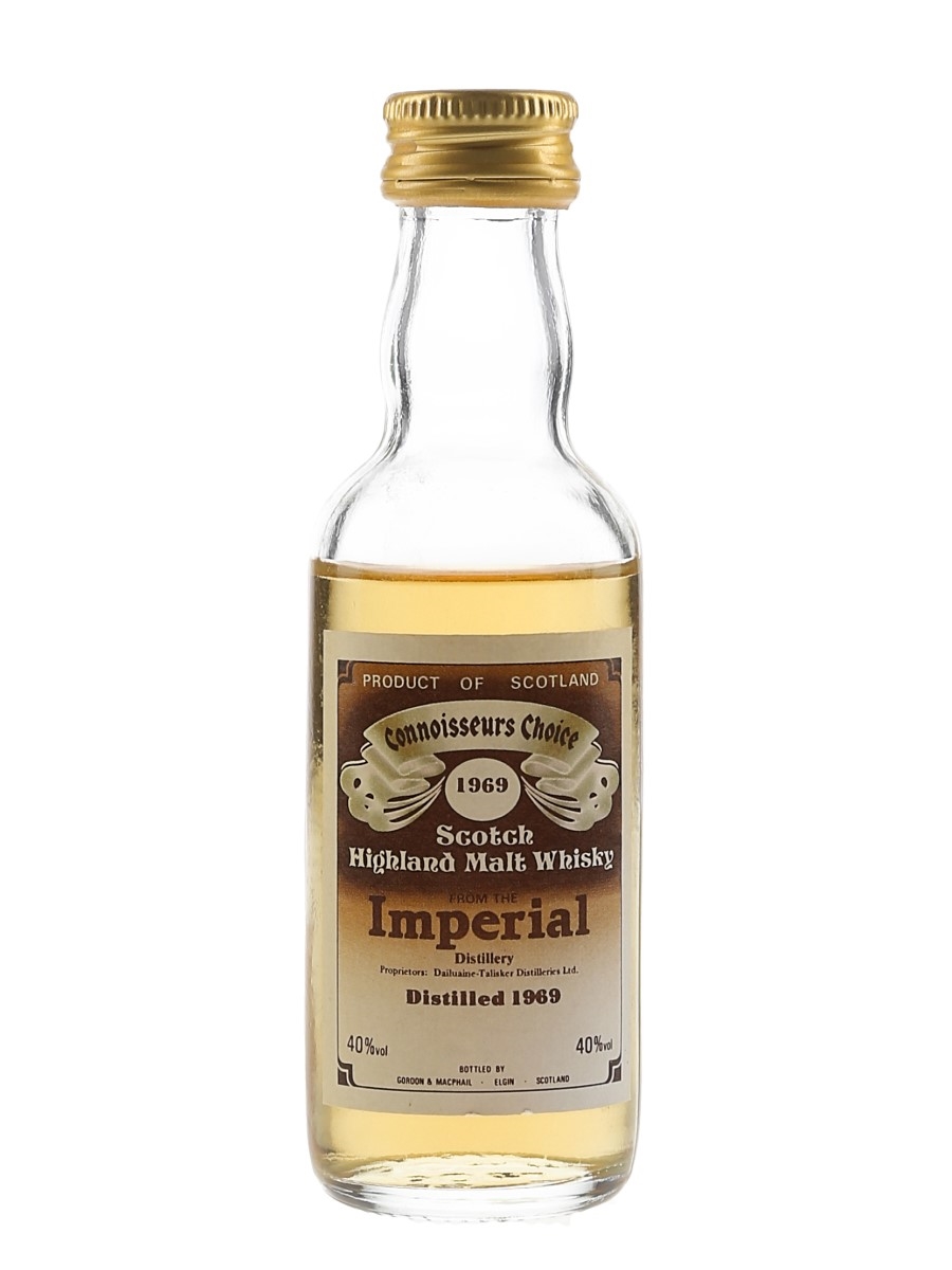 Imperial 1969 Connoisseurs Choice Bottled 1980s - Gordon & MacPhail 5cl / 40%