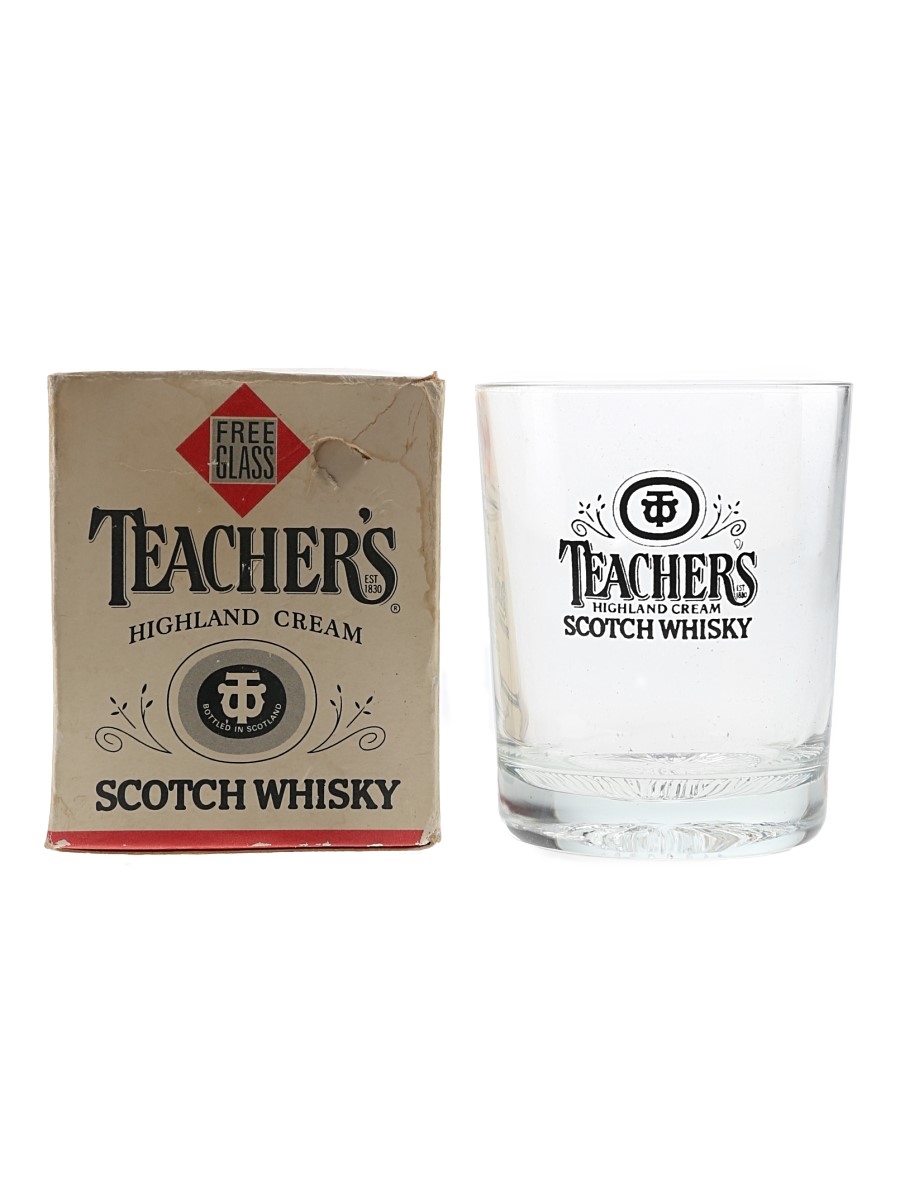 Teacher's Whisky Tumbler  7.5cm x 9cm
