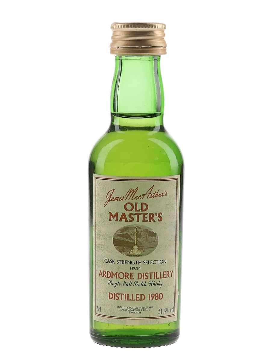 Ardmore 1980 James MacArthur's - Old Master's 5cl / 51.4%