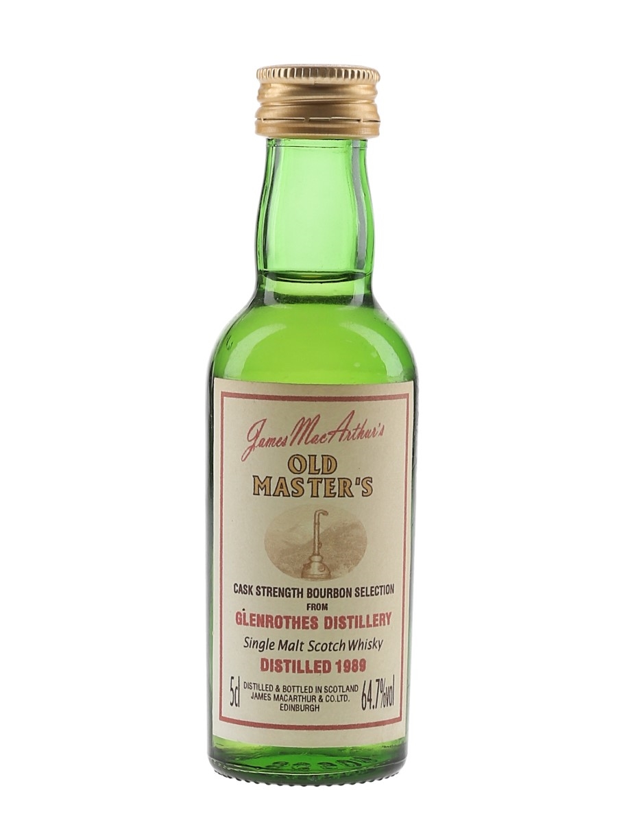 Glenrothes 1989 James MacArthur's - Old Master's 5cl / 64.7%