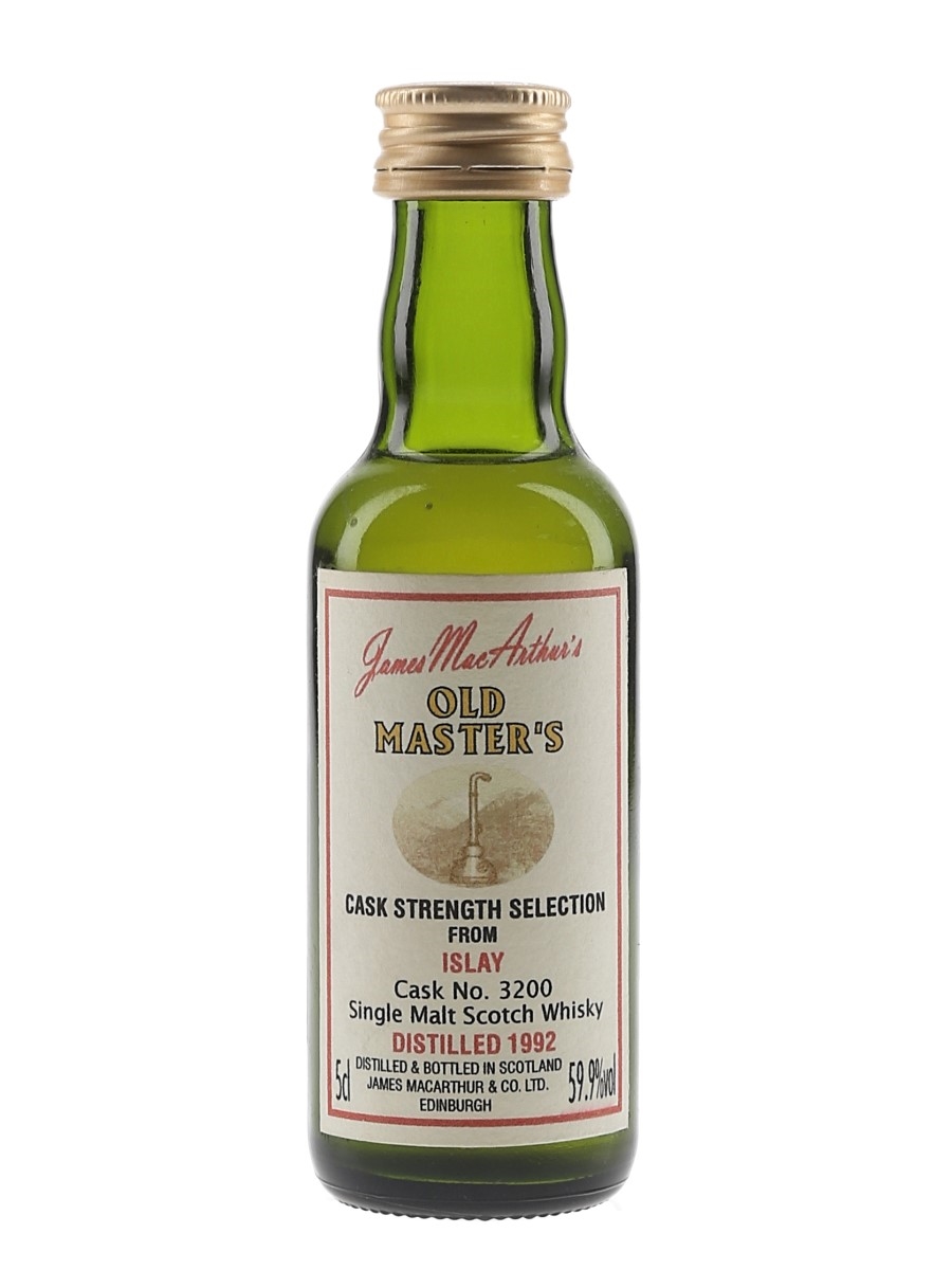 Islay 1992 Cask No.3200 James MacArthur's - Old Master's 5cl / 59.9%