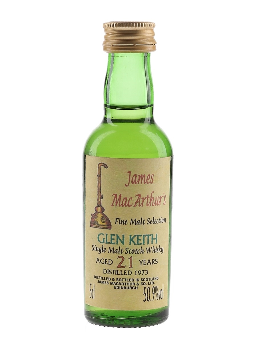 Glen Keith 1973 21 Year Old James MacArthur's - Fine Malt Selection 5cl / 50.9%