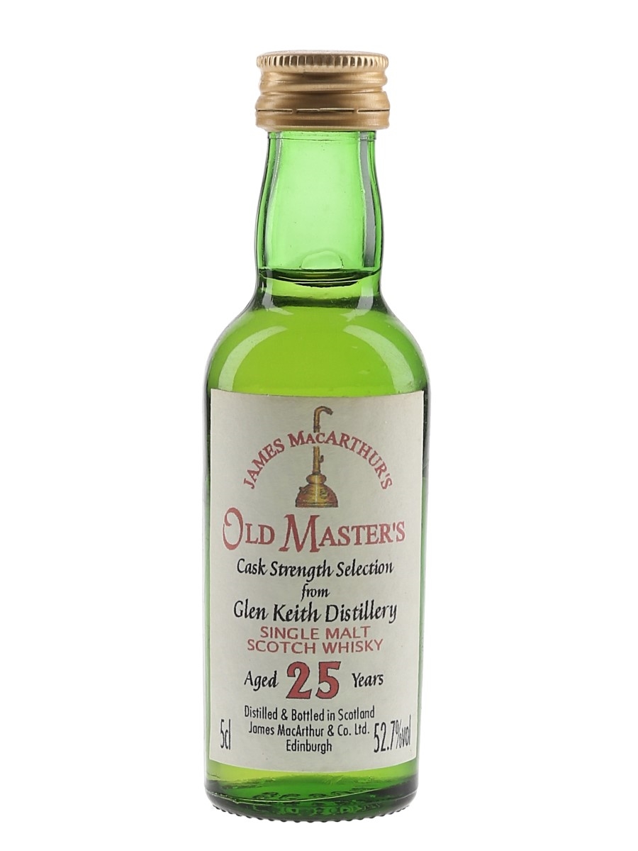 Glen Keith 25 Year Old James MacArthur's - Old Master's 5cl / 52.7%
