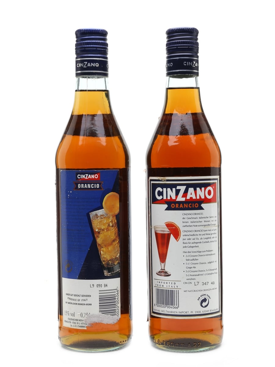 Cinzano Orancio Vermouth - Lot 15830 - Buy/Sell Fortified