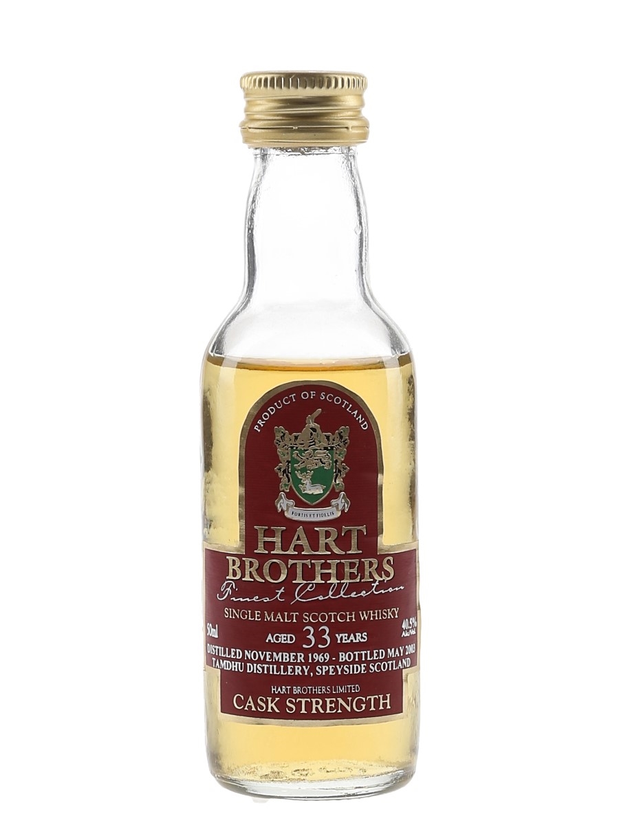 Tamdhu 1969 33 Year Old Bottled 2003 - Hart Brothers 5cl / 40.5%