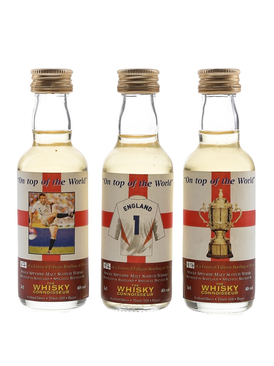 On Top of the World Collection The Whisky Connoiseur 3 x 5cl / 40%