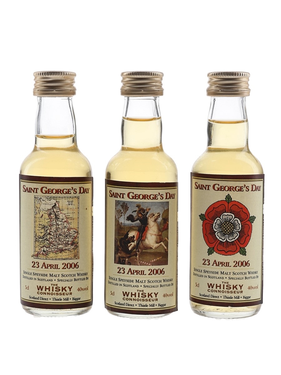 Saint George's Day Whisky Connoisseur 3 x 5cl / 40%