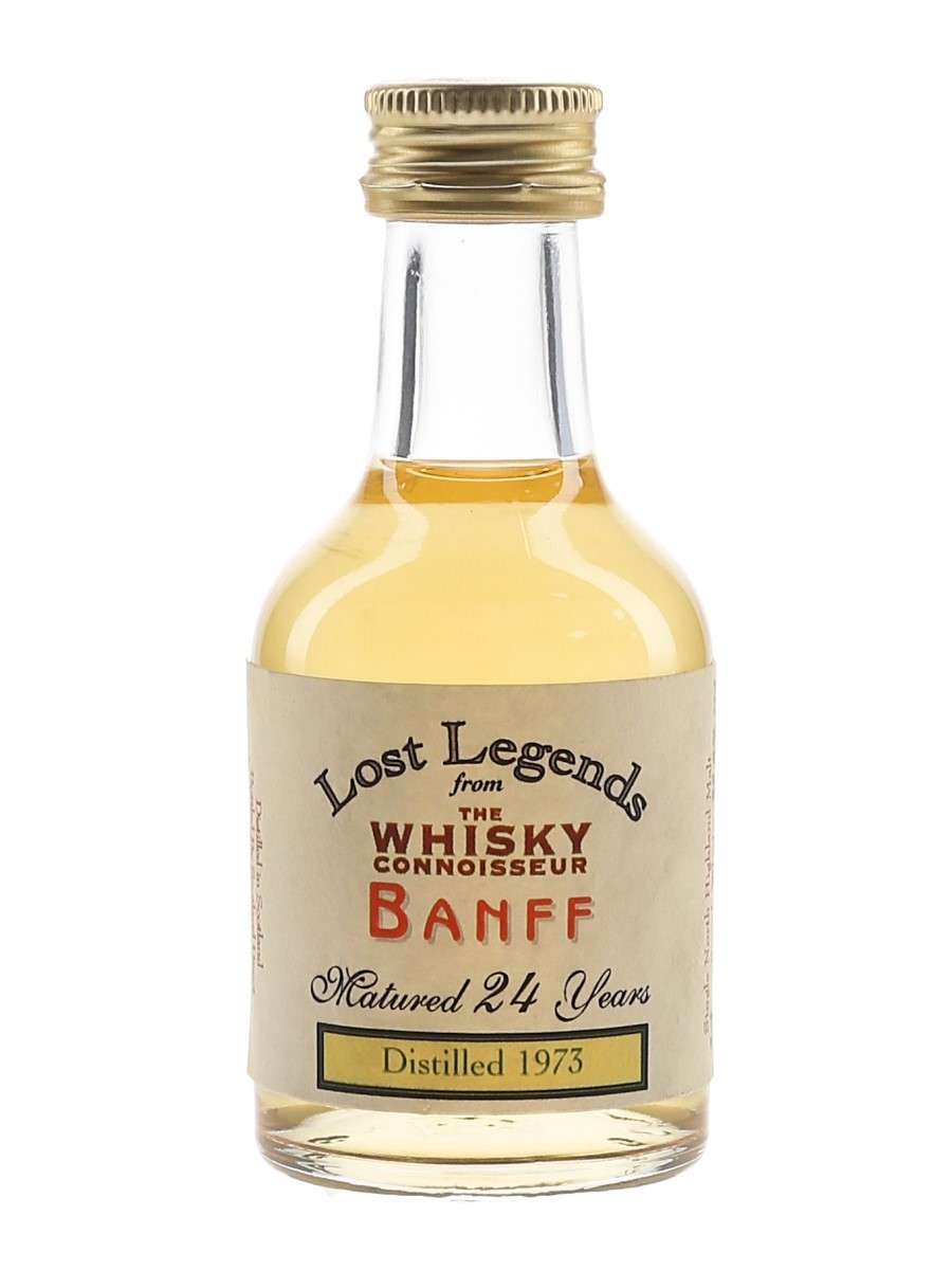 Banff 1973 24  Year Old The Whisky Connoisseur - Lost Legends 5cl / 55.8%