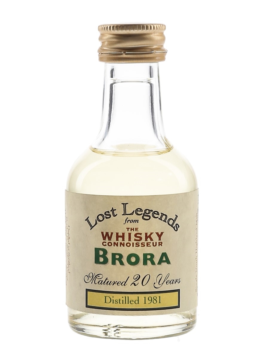 Brora 1981 20 Year Old The Whisky Connoisseur - Lost Legends 5cl / 46%