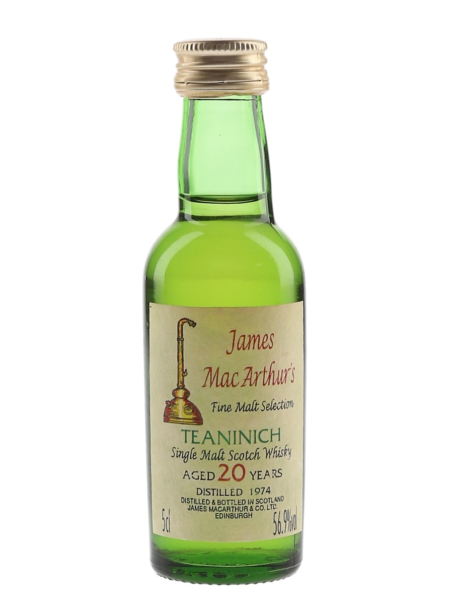 Teaninich 1974 20 Year Old James MacArthur's - Fine Malt Selection 5cl / 56.9%