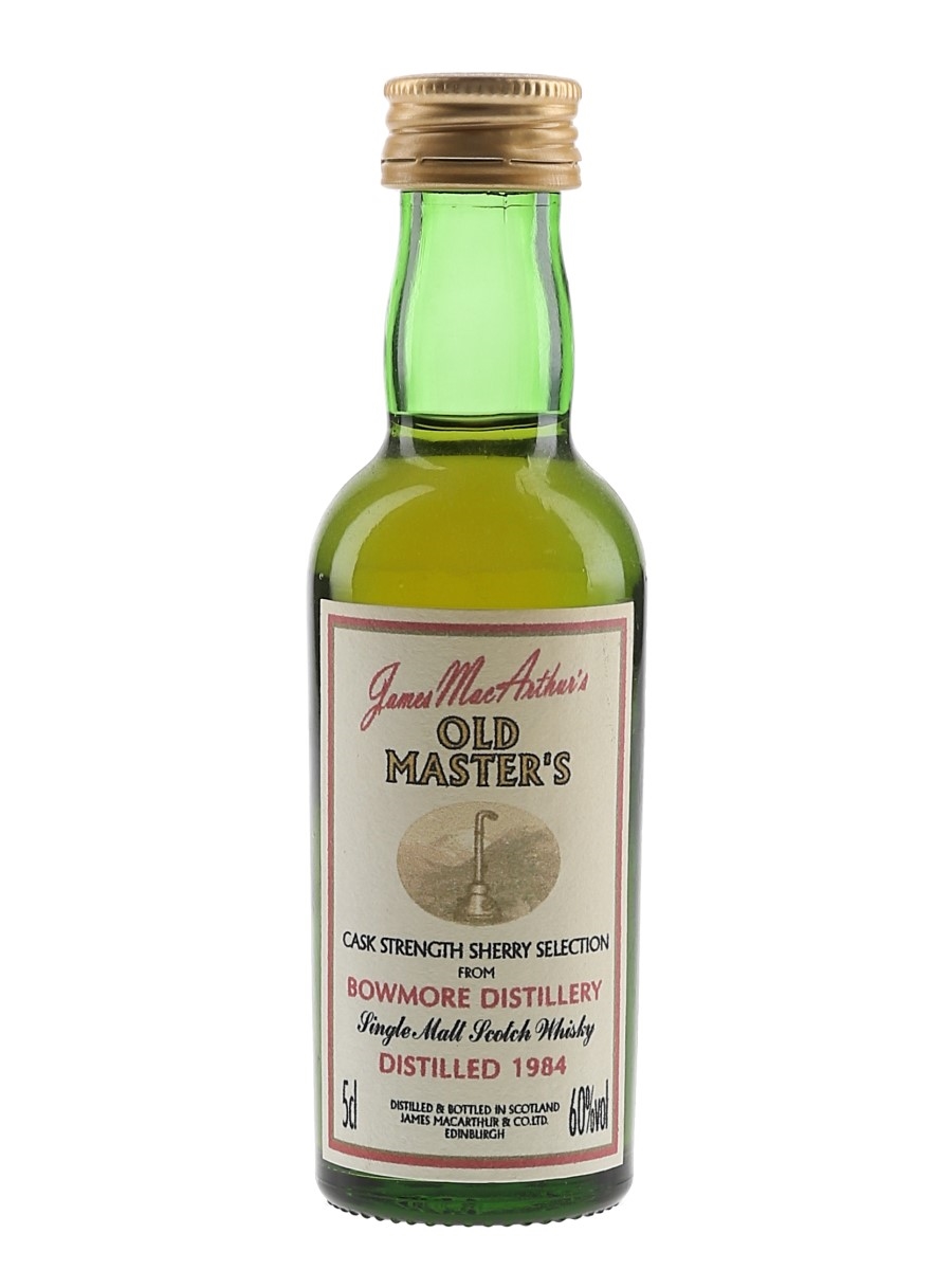 Bowmore 1984 James MacArthur's - Old Master's 5cl / 60%