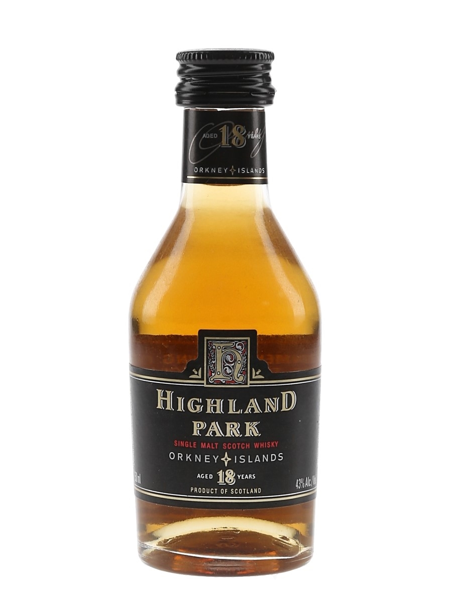 Highland Park 18 Year Old Bottled 1990s-2000s - US Import 5cl / 43%