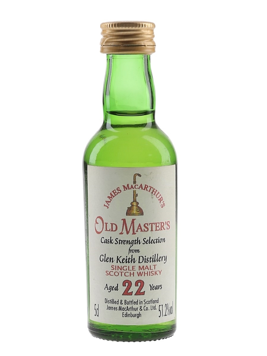 Glen Keith 22 Year Old James MacArthur's - Old Master's 5cl / 51.2%