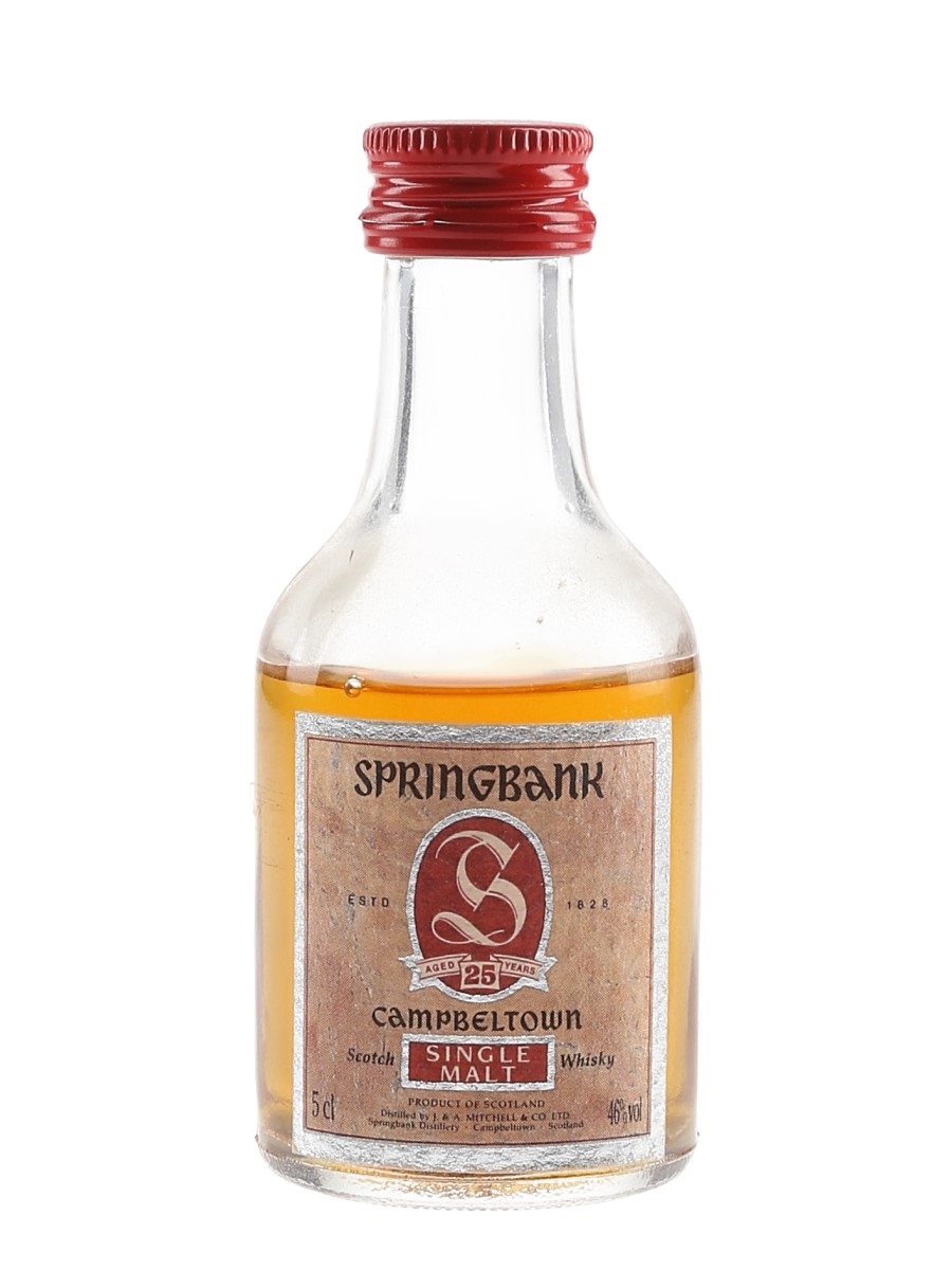 Springbank 25 Year Old Bottled 1990s 5cl / 46%
