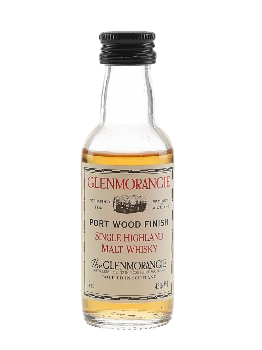 Glenmorangie Port Wood Finish Bottled 1990s 5cl / 43%