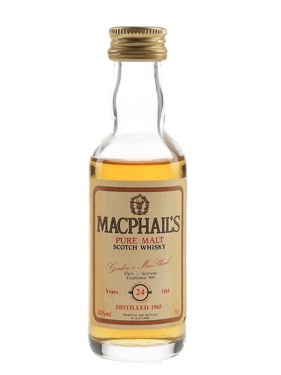 MacPhail's 1965 24 Year Old Gordon & MacPhail 5cl / 40%